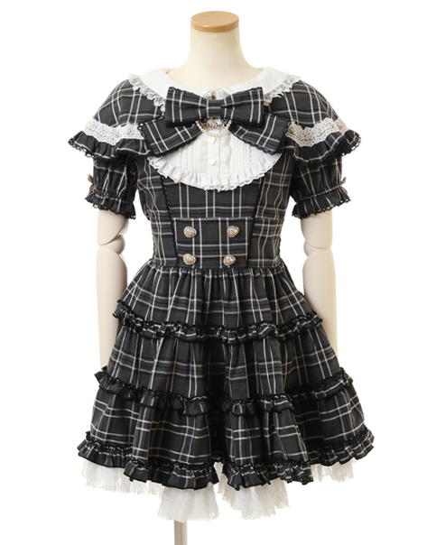 チェックリボンケープワンピース ｜ LIZ LISA（リズリサ）公式通販