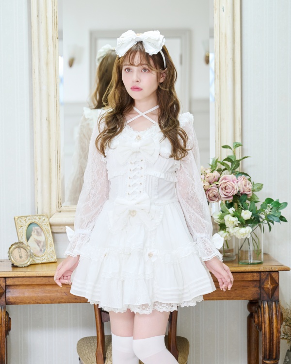 フロントティアードシフォンワンピース ｜ LIZ LISA（リズリサ）公式