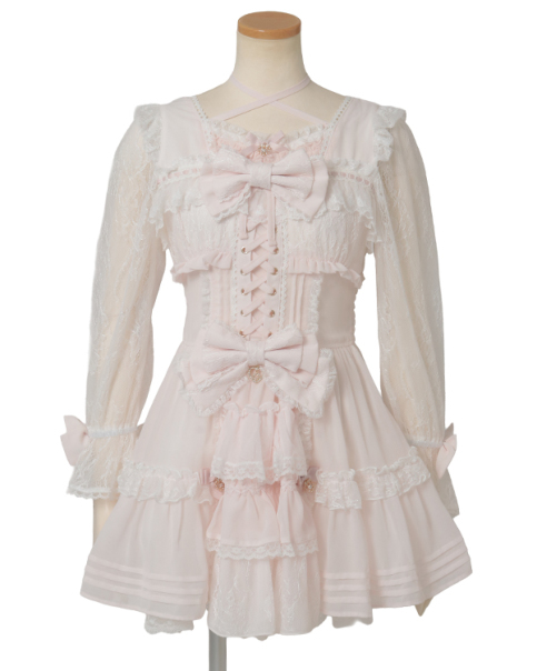 フロントティアードシフォンワンピース ｜ LIZ LISA（リズリサ）公式