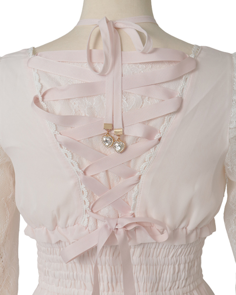 フロントティアードシフォンワンピース ｜ LIZ LISA（リズリサ）公式