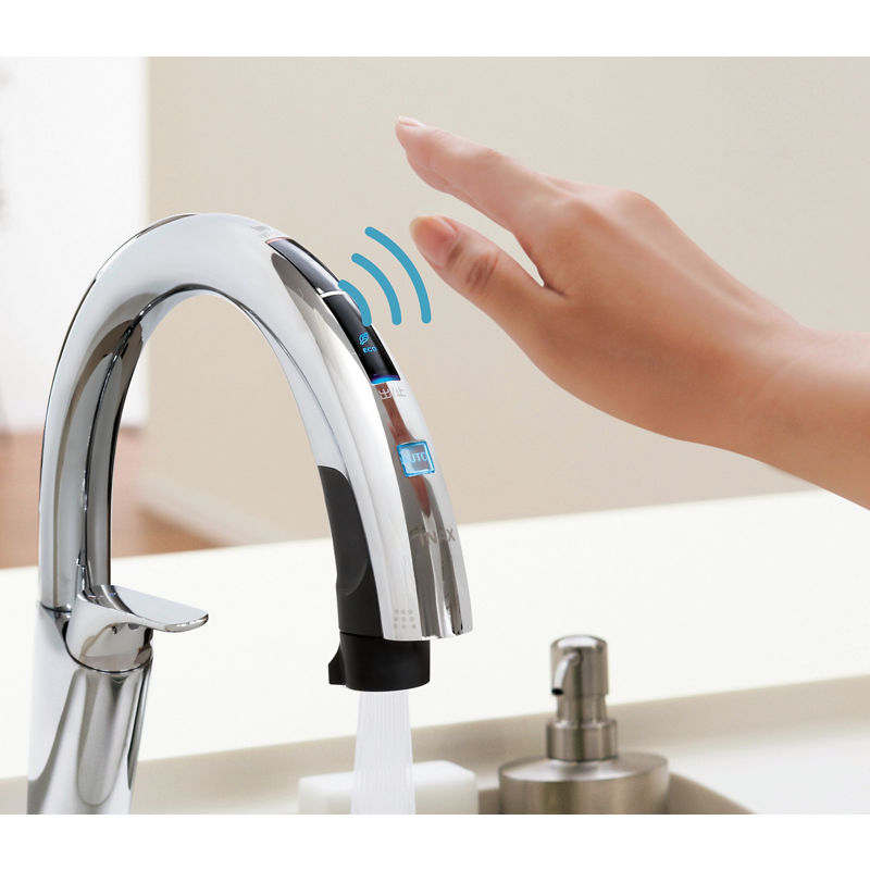 キッチン用タッチレス水栓 ナビッシュ （エコセンサー付） | 水栓金具