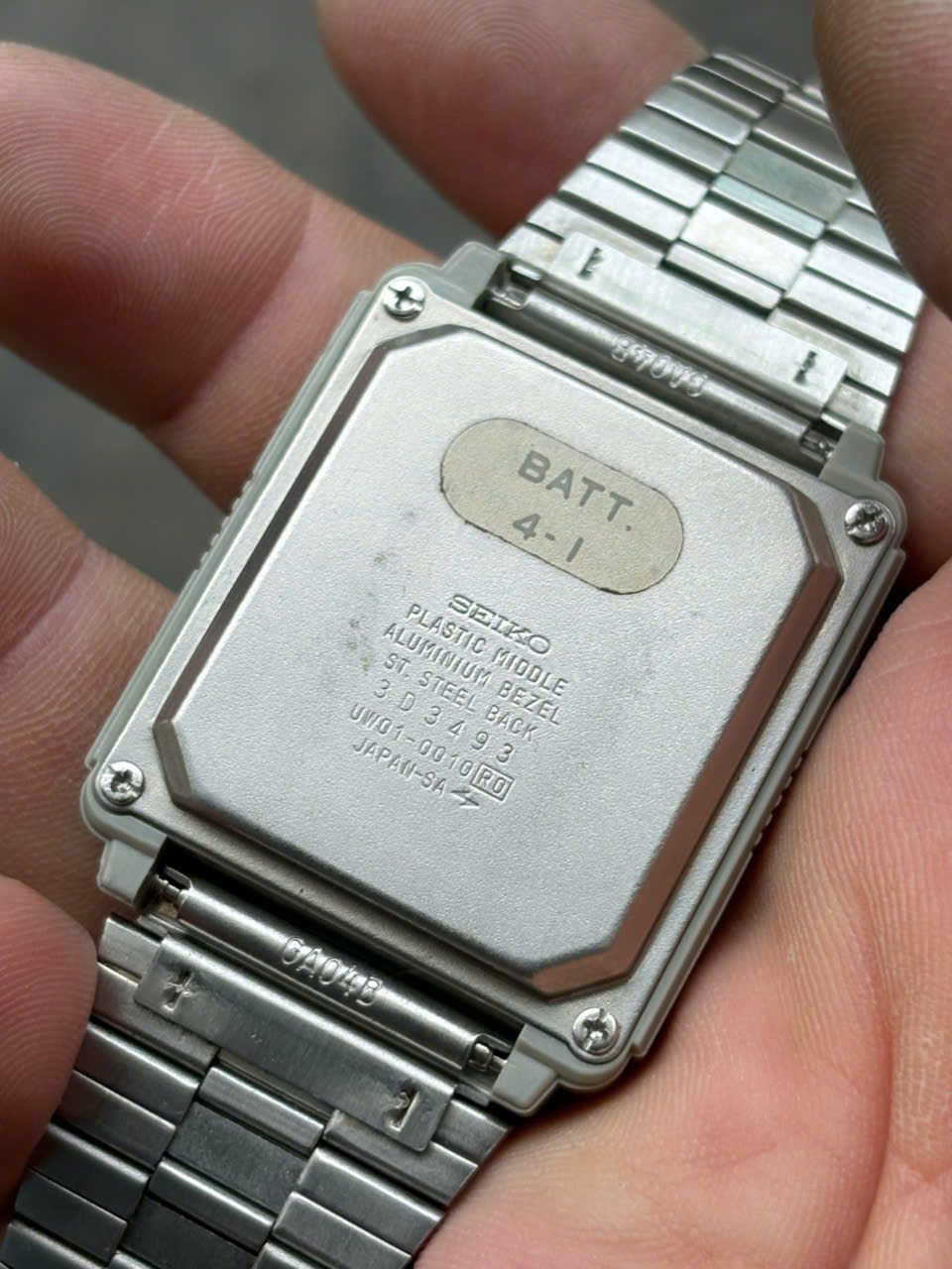 SEIKO UC-2000 LCD WRIST WATCH computer set with UC-2100 keyboard