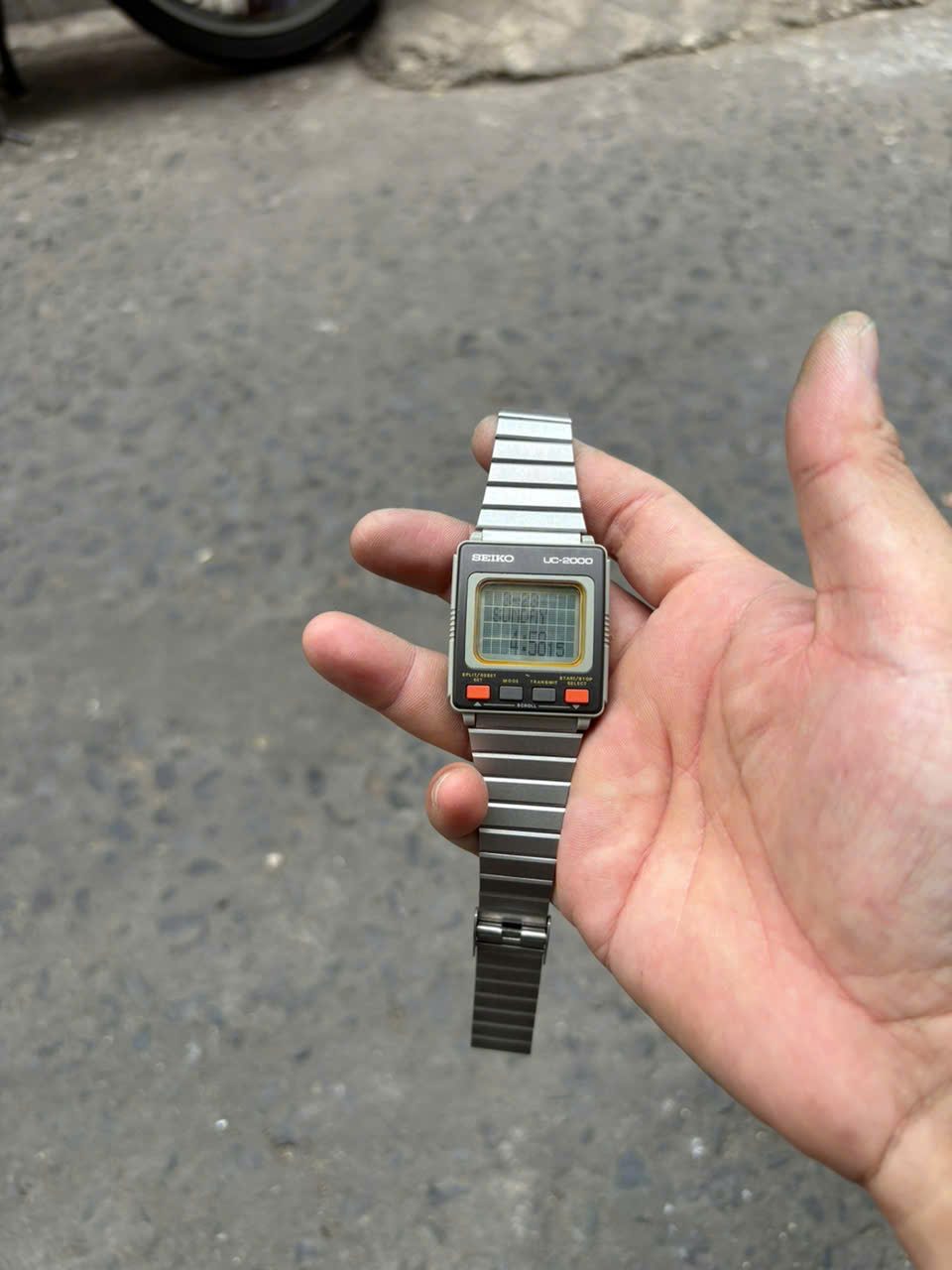 SEIKO UC-2000 LCD WRIST WATCH computer set with UC-2100 keyboard