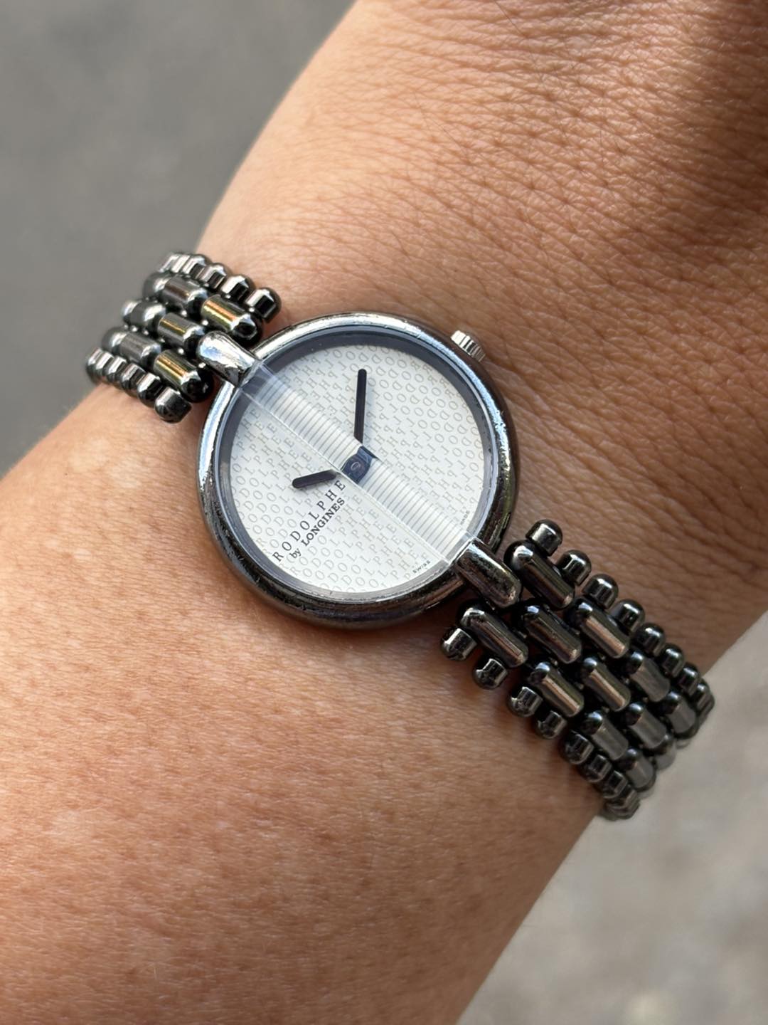 Vintage Rodolphe design by Longines Ladies Quartz Watch Stainless