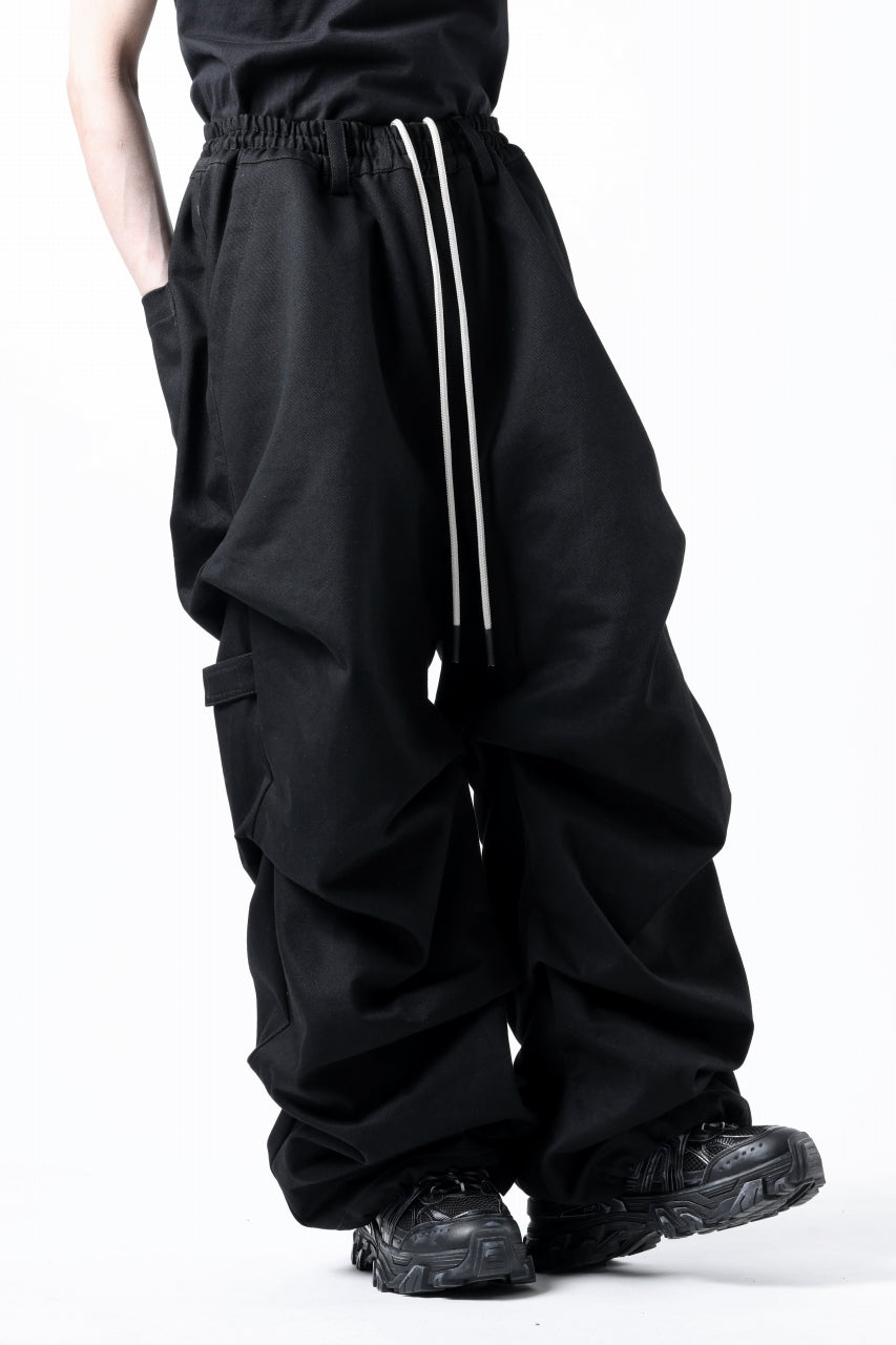 A.F ARTEFACT PURE DENIM TUCK WIDE PANTS (BLACK)の商品ページ