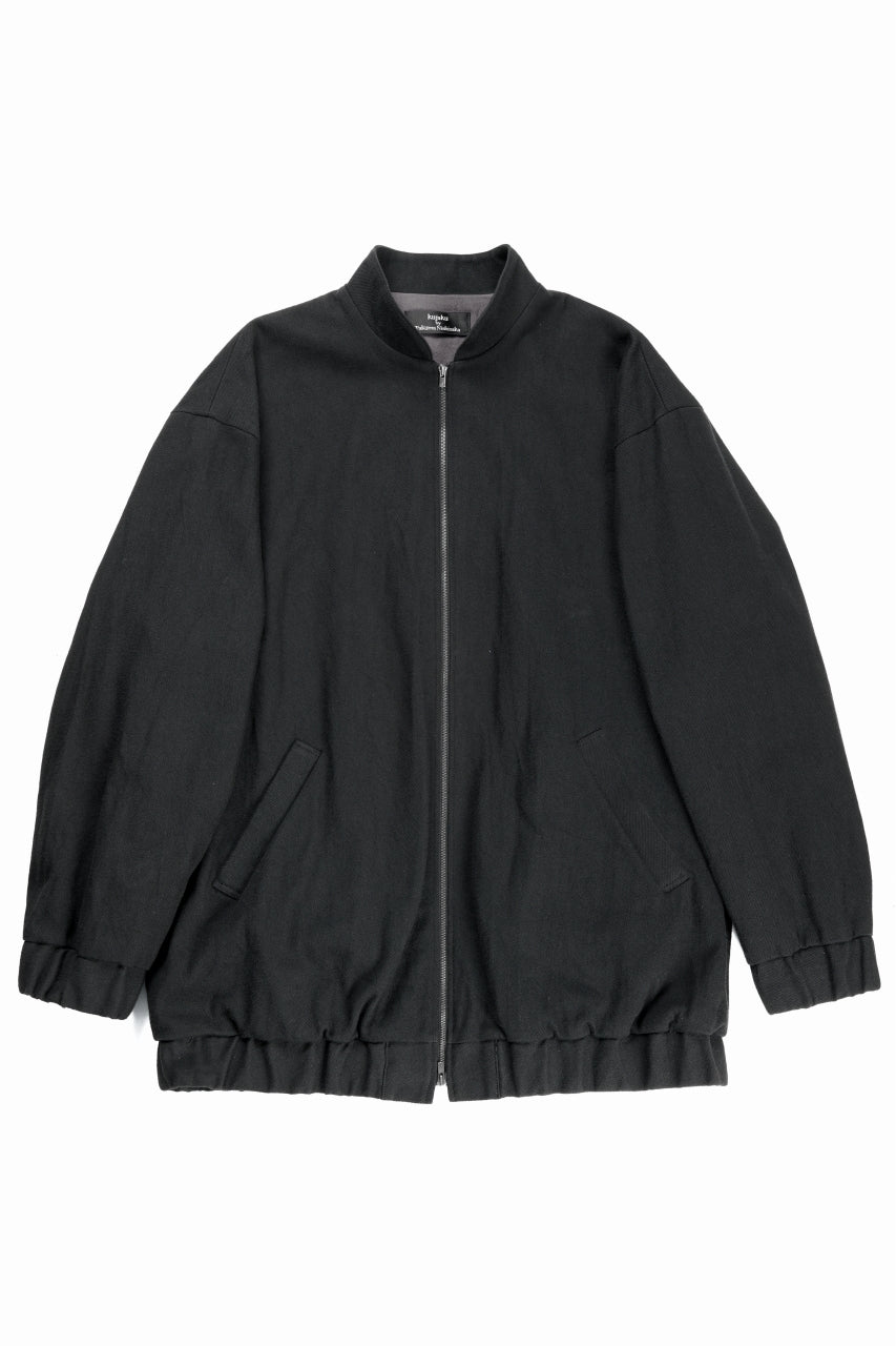 kujaku oversized zip-up blouson / J-811 (black)の商品ページ
