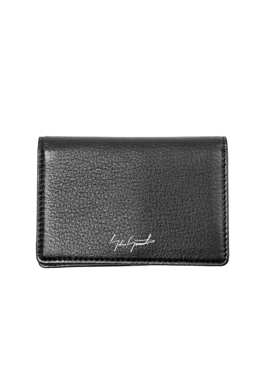discord Yohji Yamamoto Card Holder / Shrink Cow Skin Leather