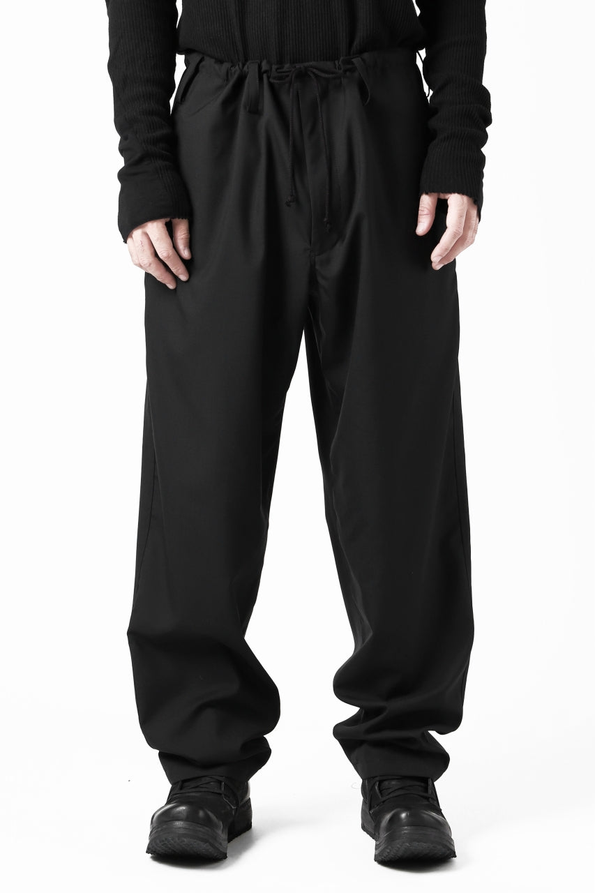 Y's BANG ON! No.7 WAIST STRING WOOL TROPICAL PANTS (BLACK)の商品