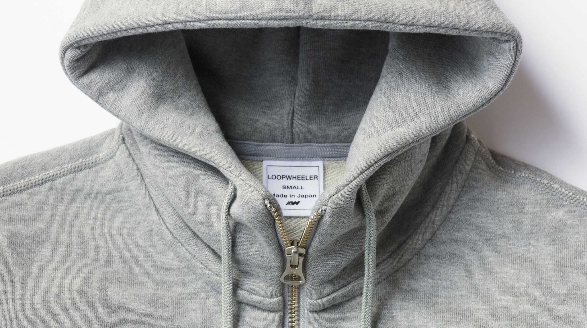 Loopwheeler LW290 吊り編みハイジップフーディ マリン（ネイビー