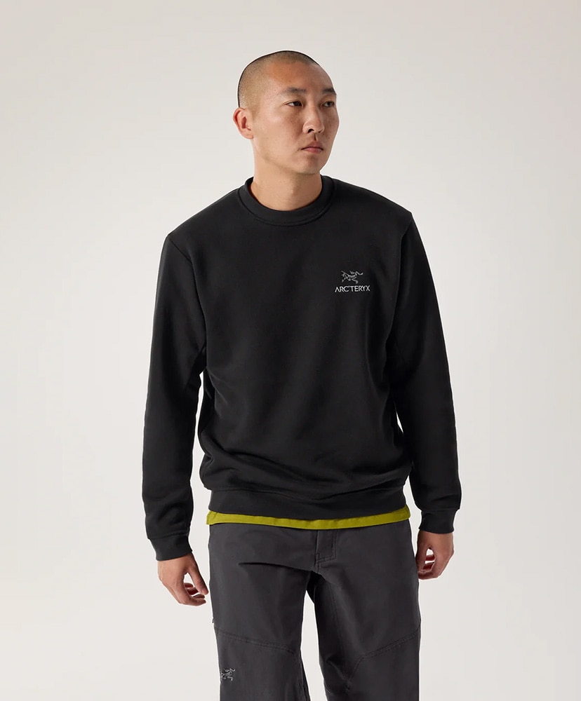 Emblem Fleece Crew Men's(L(MEN) Black/ブラック): ARC'TERYX