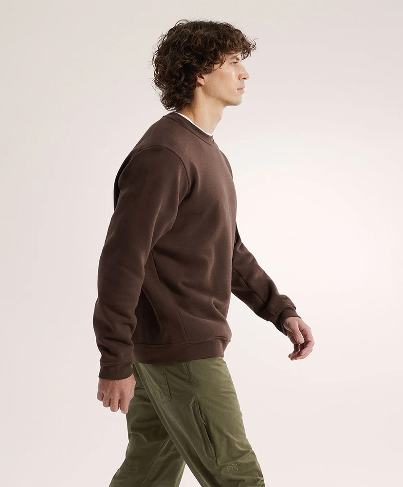 Emblem Fleece Crew Men's(L(MEN) Carob/キャロブ): ARC'TERYX