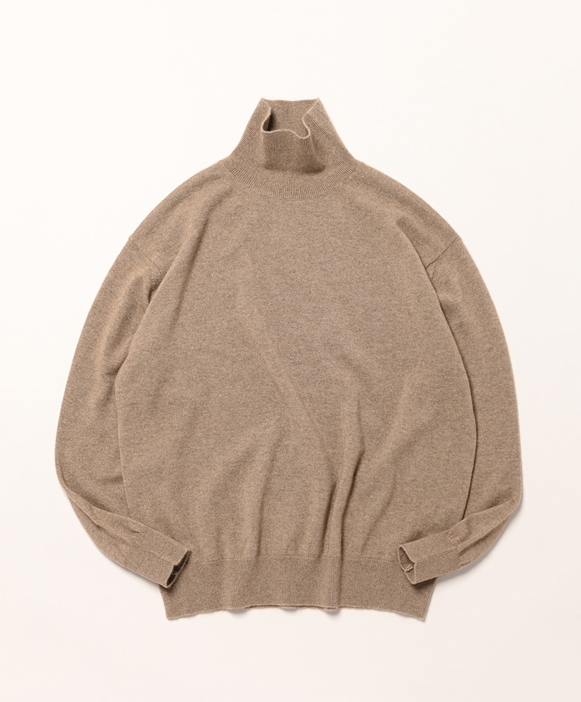 Baby Cashmere Knit Turtle(3(MEN) Natural Brown/ナチュラルブラウン