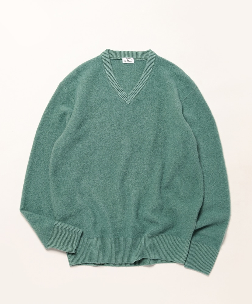 Cashmere 圧縮 V Sweater(1(MEN) Forest Green/フォレストグリーン