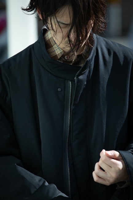 OVERCOAT [ オーバーコート ] Wool Gabardine Mods Coat With Batting