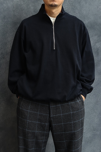 blurhms [Co/Silk Nep Harf-Zip & Raglan Tee]