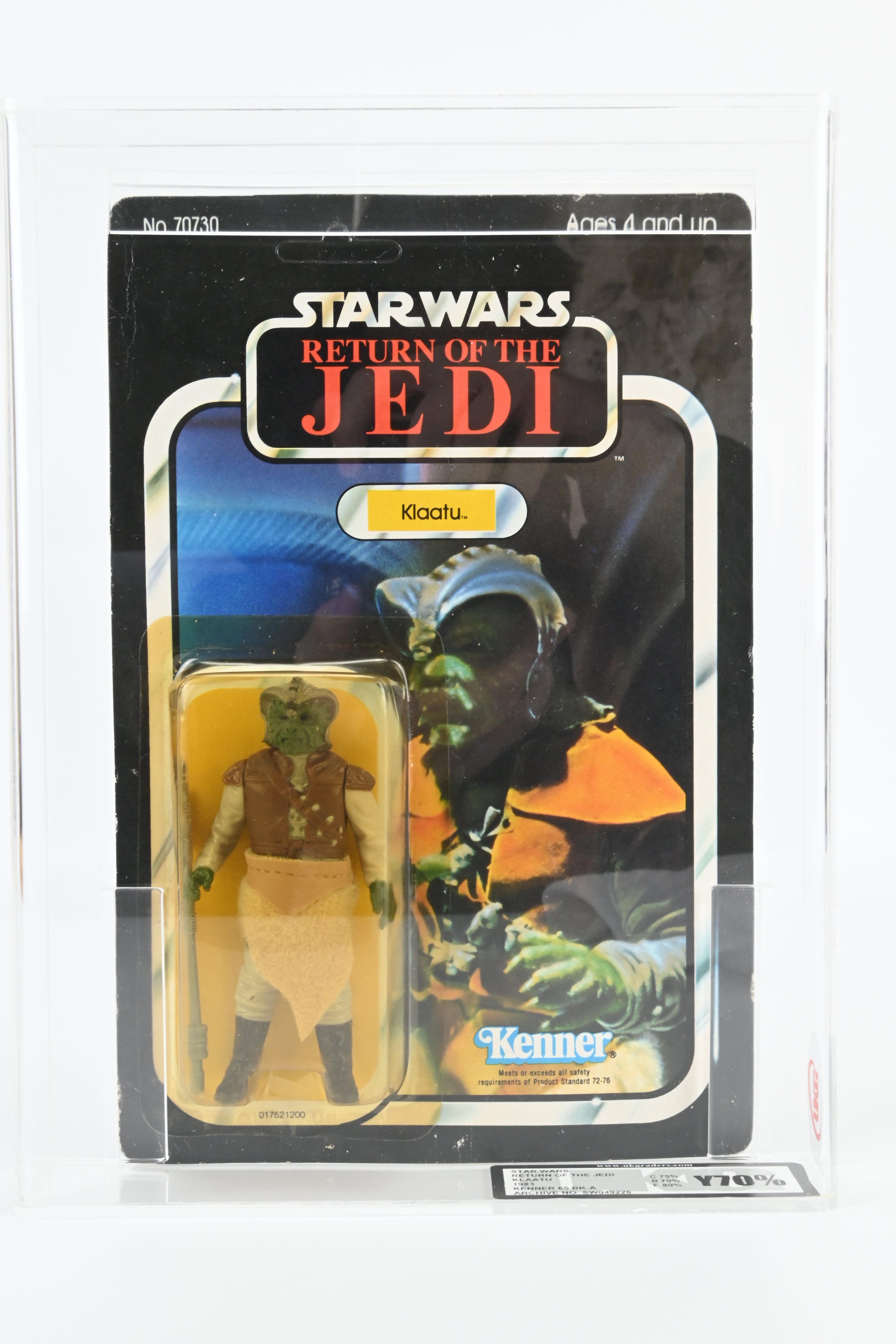 Kenner Star Wars Return of the Jedi Klaatu - UKG 70% – LoftVintageToys