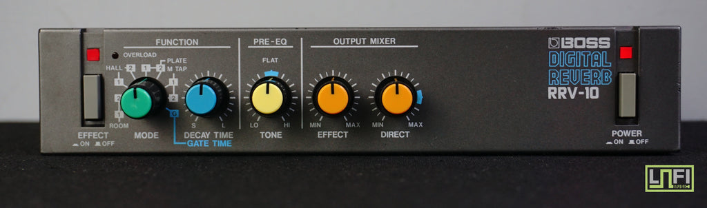 Boss RRV-10 Digital Reverb Vintage Half Rack Effects Unit – LOFI Music