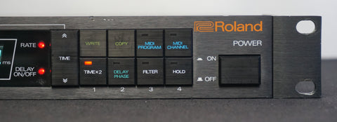 Roland MIDI Digital Delay SDE-2500 1U Rack Effects FX -100V – LOFI