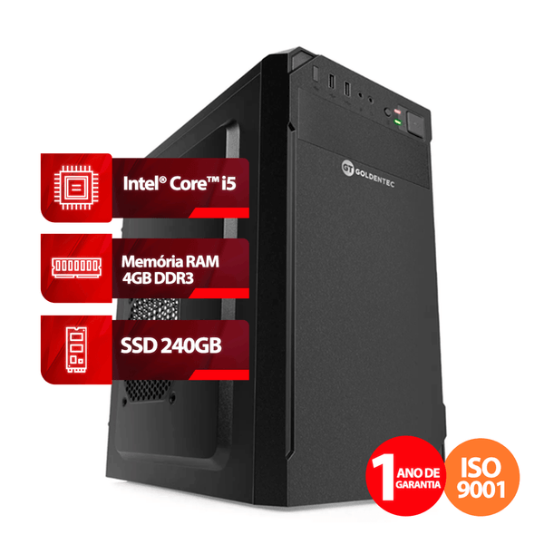 Computador Intel Core i3-2100 8GB 240GB Linux Goldentec