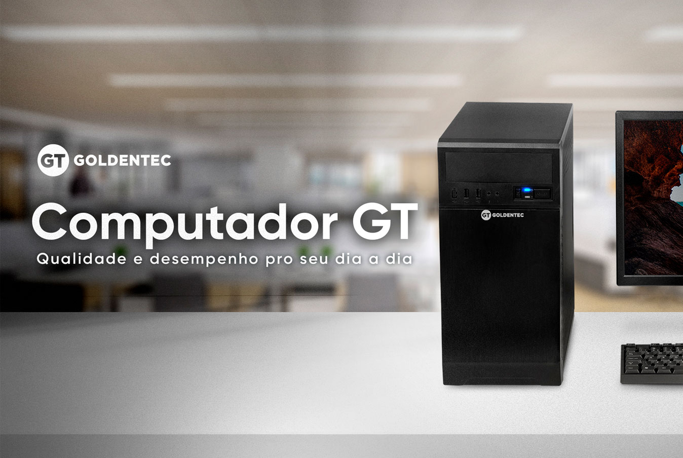 Computador Intel® Core™ I3, 8GB, SSD 240GB - lojagoldentec