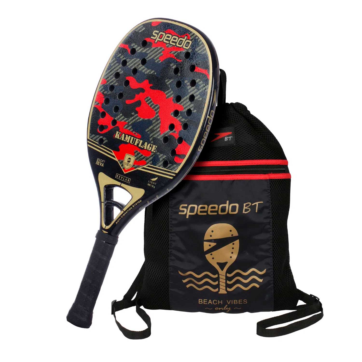 Raquete de Beach Tennis Kevlar Kamuflage + Beach Bag - Compre agora!