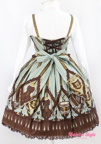 Quartet Chocolate Bustier JSK Set by Angelic Pretty