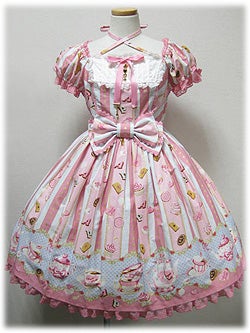 Wonder Party Mini Sleeve JSK by Angelic Pretty