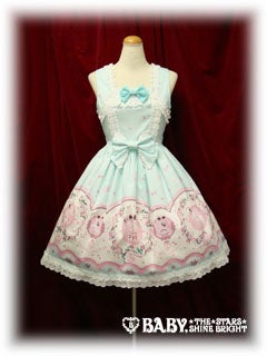 L'Oiseau Bleu Print Madeleine JSK by Baby, the Stars Shine Bright