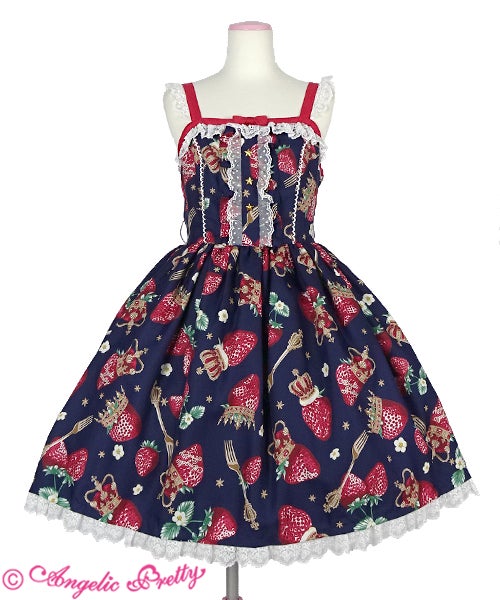 Royal Crown Berry Special JSK Set by Angelic Pretty