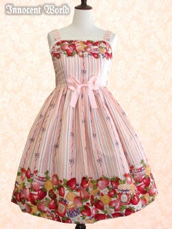 Strawberry Jam High Waist JSK by Innocent World