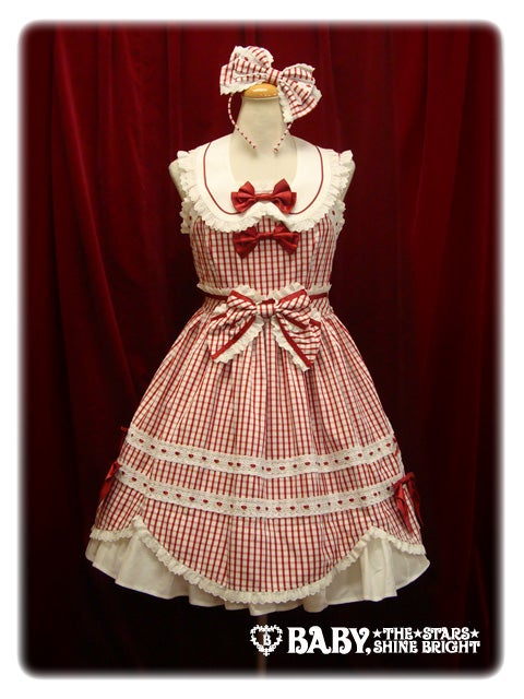 BABY JSK 千鳥格子柄 BABY,THE STARS SHINE BRIGHT】千鳥格子柄JSK