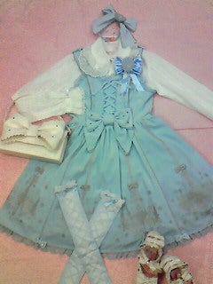 Chandelier Print JSK by Angelic Pretty