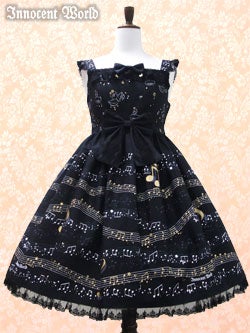 A Maiden's Prayer on a Starry Sky High Waist JSK by Innocent World