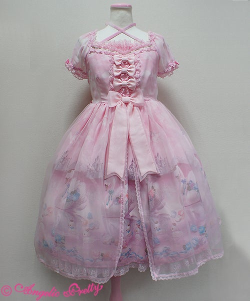 Milky Swan Mini Sleeve OP by Angelic Pretty