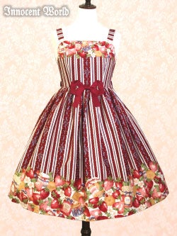 Strawberry Jam High Waist JSK by Innocent World