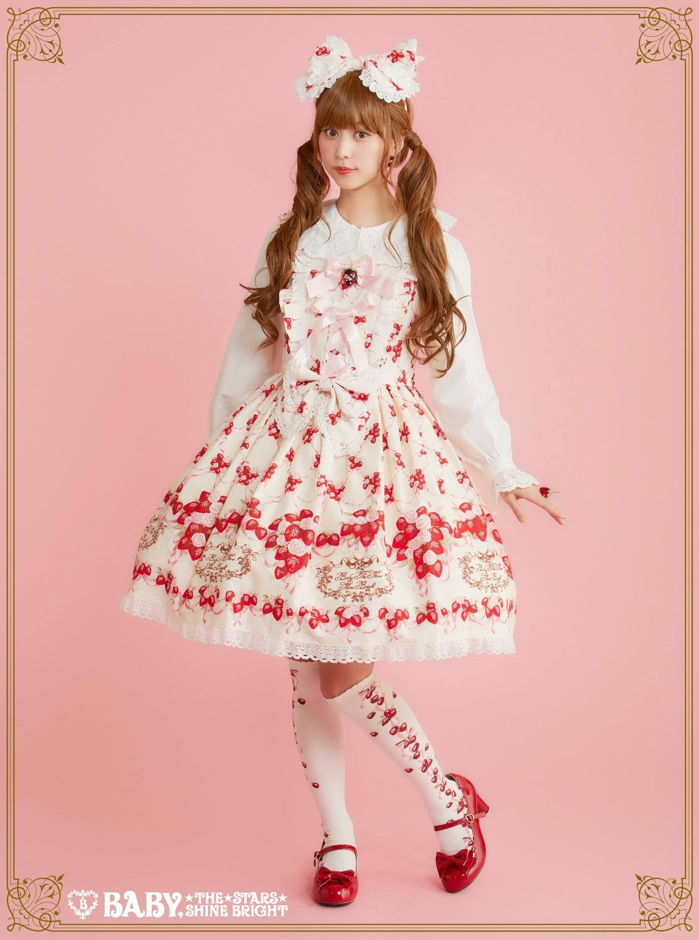 Strawberry Rose Bouquet JSK II by Baby, the Stars Shine Bright