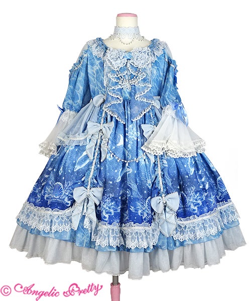 Sleeping Deep Sea Stars Dress Set by Angelic Pretty