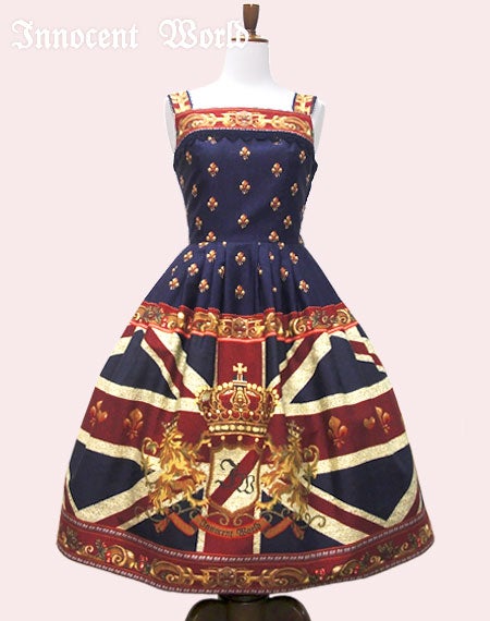Union Jack Just Waist JSK by Innocent World