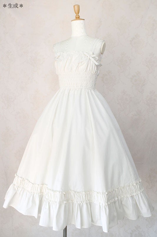 Ribbon Long Under Dress by Victorian Maiden