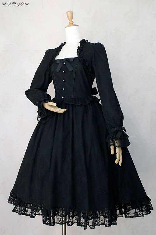 Rose Lace Elegant Long OP by Victorian Maiden