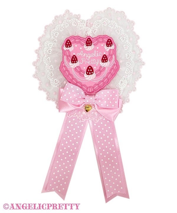 Happy Cakes Rosette Brooch by Angelic Pretty
