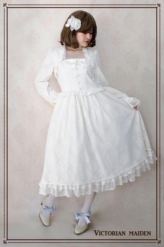 Rose Lace Elegant Long OP by Victorian Maiden