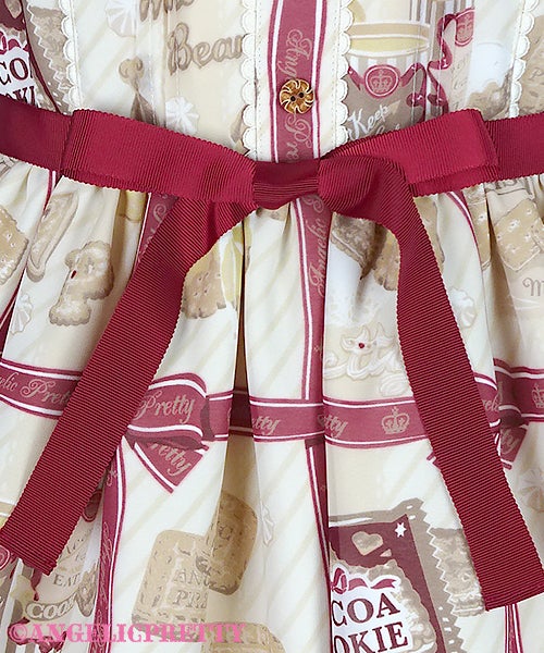 Cream Cookie Collection High Waist JSK Set by Angelic Pretty