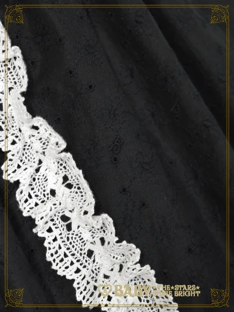 Hawase Embroidery Flora JSK & Mini Ribbon Clip Set by Baby, the