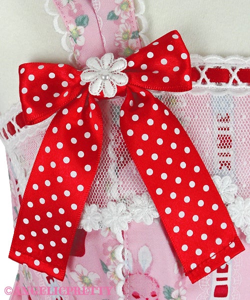 MTO] Little Bunny Strawberry JSK (2021 2nd Release) by Angelic Pretty