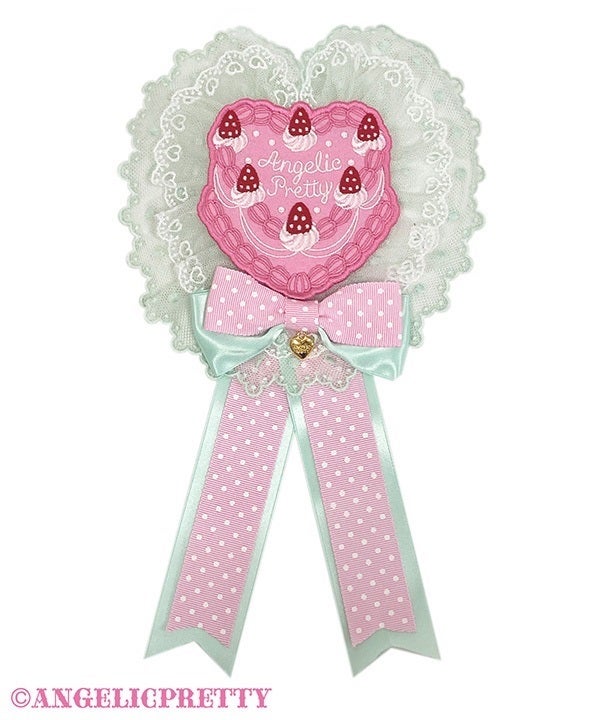 Happy Cakes Rosette Brooch by Angelic Pretty