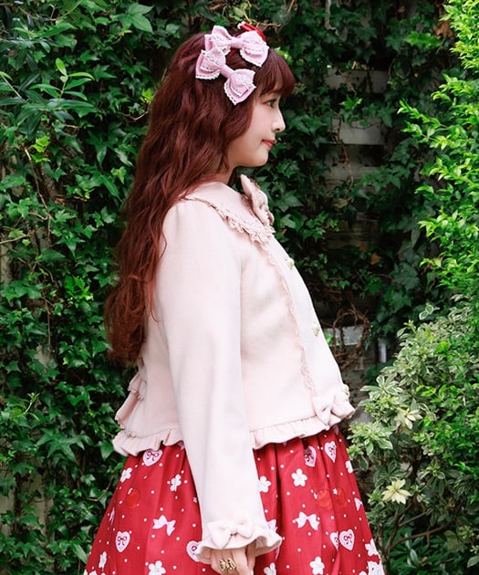 Chalmiere ~ Pearl Ribbon Short Coat by Axes Femme