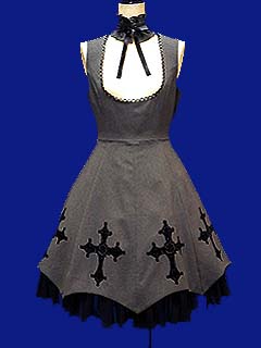 Rose Cross Print JSK by Moi-même-Moitié