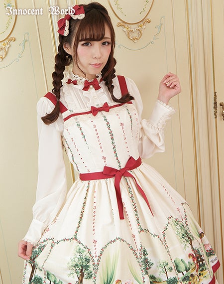Innocent Red Riding Hood Ribbon JSK by Innocent World