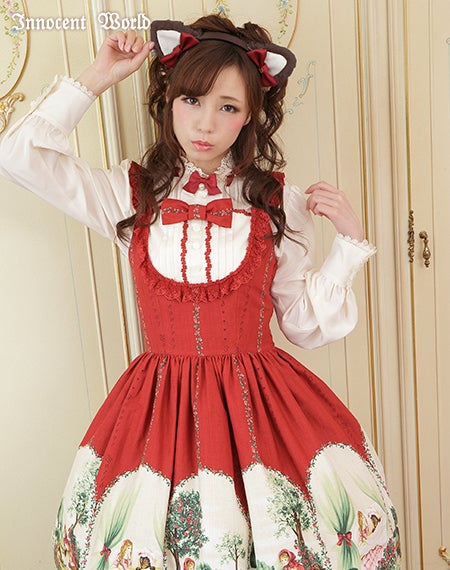 Innocent Red Riding Hood Lace JSK by Innocent World